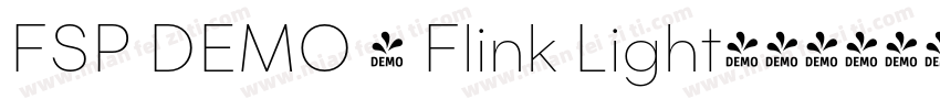 FSP DEMO - Flink Light字体转换